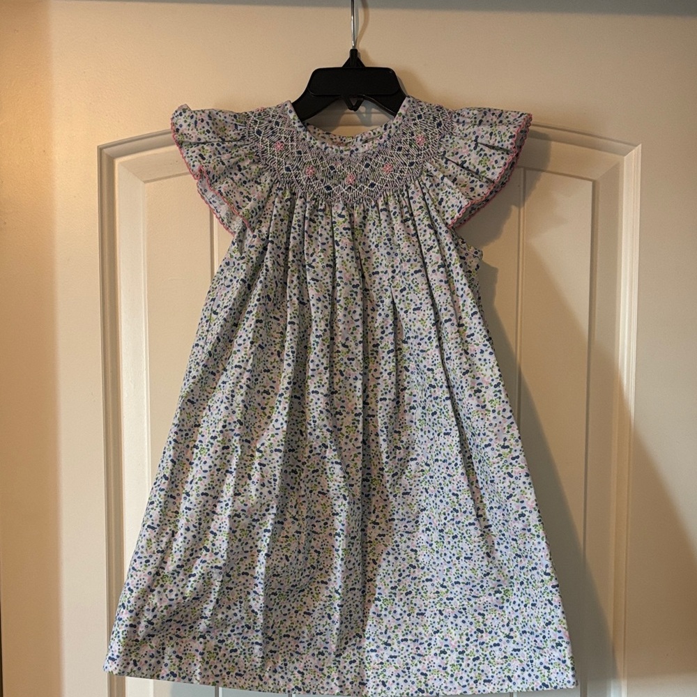 Edgehill Collection Floral Smocked Dress 2T